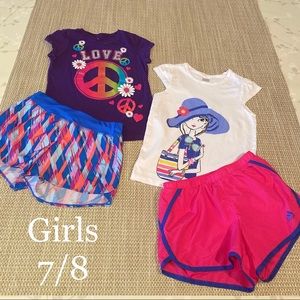 Cute & Sporty Girls Play Clothes Bundle, size 7/8